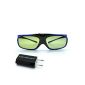 LCS - 4 pairs of active 3D glasses with DLP-LINK USB Power Adapter 1A - Exclusively for 3D projector (does not work with 3D tv) (Electronics)