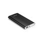 EasyAcc External Battery 5000mAh Ultra Slim Portable Electric Bank Alloy Aluminum for iPhone 6 Galaxy glass HTC Google Android / Windows Phone - Black (Wireless Phone Accessory)