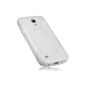 mumbi S TPU Cases Samsung Galaxy S4 mini shell transparent white (accessory)