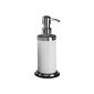 Sanwood 6391926 soap dispenser Nele white / chrome, stainless steel powder coated (household goods)