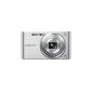 Sony DSC-W830 Digital Camera (20.1 MP, 8x optical zoom, 6.8 cm (2.7 inch) LCD screen, Carl Zeiss Vario Tessar 25mm wide-angle lens, SteadyShot) Silver (Electronics)