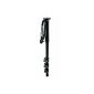 Manfrotto monopod MM294A4 Photo / Video Aluminum Sections 4 Soft grip strap folded Height: 49cm Maximum load: 5kg (Accessory)