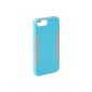 AmazonBasics polycarbonate shell / silicone iPhone 5 / 5s Cyan / Grey (Wireless Phone Accessory)