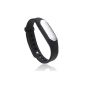 Anself Xiaomi Light IP67 Smart Wireless Bluetooth4.0 Healthy Sports bracelet Miband for Mi3 Mi4 Redmi Note 4G iPhone 4S 5 5S 5C 6 6 Plus with IOS7.0 or Above (Electronics)