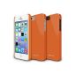 Ringke SLIM Apple iPhone 5 / 5S Shell Case (LF Orange) SUPER SLIM + LF + COATED PERFECT FIT Premium Hard Shell Case Cover Holster Cases Cover for iPhone 5 / 5s (Eco Package) (Electronics)