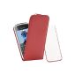 iTALKonline BlackBerry Curve 9320 Red PU Leather Vertical Flip Executive Multifunction Wallet Cover Organizer (Wireless Phone Accessory)