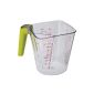 practical measuring cup with obstacles