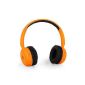 iDance Blue100 Bluetooth headphones Music / call (8h operation, 75h standby, handsfree) orange battery Handsfree (Electronics)