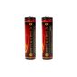 High Quality TrustFire Protected 18650 3.7V Battery PCB (1 pair) (3000mAh) (Electronics)