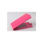 Baiwei Easbuy Rose Red Rosey Pink PU Leather Cover for 5.5 
