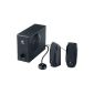 Logitech S-220 Speaker System Speakers 2.1 -Case headphone socket wired control -17 watts Black (Accessory)
