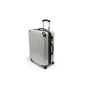 Suitcase suitcase trolley Boardcase Bordcase hard shell silver hand luggage (luggage)