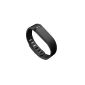 Set AFUNTA bands L Grand spare with staples for Fitbit FLEX Only / No tracker / Wireless Activity Sport Bracelet Bracelet Fit Bit Flex Sport Armband Arm Band Bracelet (Black) (Sports)