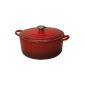 Tradition Le Creuset cast iron casserole cherry 26cm round 21001260602461 (Kitchen)