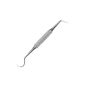 Dental probe - Travel toothpick - Length:. 8 cm - including white blister - stainless steel (Personal Care)