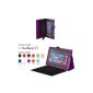 iZKA ® multi - function leather case Microsoft Surface and flip stand Typing Case Free Gift Pen Stylus Touch Screen (matches both Microsoft Surface RT and Windows 8 Pro) Wallet over 10.6 Inch Tablet - Violet (Electronics )