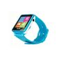 MP3 WATCH D Jix D Touch Watch video audio player and FM radio 4GB TURQUOISEécran 1.5 '' (Electronics)