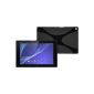 Silicone Case for Sony Xperia Tablet Z2 - black X-Style - Cover Cubierta PhoneNatic ​​+ protection film (Electronics)