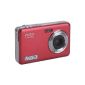 Vivitar ViviCam T027 12MP Digital Camera - Red (HD, 12.1 megapixels, 2.7 "Display) (Electronics)