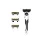 SHAVE-LAB - ZERO LIMITED - Starter Set Shaver with 4 blades (Black Edition with P.6 - for men) (Health and Beauty)