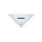 Staedtler 568 35 Mars geometry Triangle 22cm, perspex, crystal clear (Office supplies & stationery)