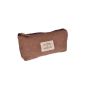niceeshop (TM) Elegant canvas pastoral style flower pattern pencil case stylus pens wallet Wallet With Zip Red & Brown (Office supplies & stationery)