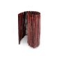 Casa Pura® bamboo blinds | bamboo mat premium quality solid bamboo canes | red | three sizes (150x250cm, HxB)