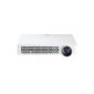LG PF80G LED DLP projector (Full HD, Contrast 100000: 1, 1920 x 1080 pixels, 1000 ANSI lumens, 2x HDMI, 2x USB) white (accessory)