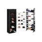 Shelves shoes - black - 139 x 72.5 x 24.5cm - up to 10 levels and 40 pairs - OTHER MODELS CHOICE (Kitchen)