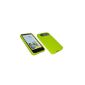 24/7 department store HTC HD 7 TPU silicone sleeve CASE COVER BAG green (Electronics)