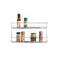 VonShef Display spices / herbs 2 stage fixable to the wall or inside a cabinet (easy installation) (Kitchen)