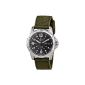Seiko Men's Solar Military Fabric Strap Watch - SNE095 (Watch)