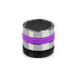 Violet Speaker Super Bass MP3 Portable Bluetooth for IPhone, IPad, Computer - Wireless (Electronics)