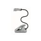 Mobile reading lamp and Notenpultleuchte with 2 LEDs and clip, silver (Office supplies & stationery)