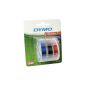 Dymo Tape 3D Marking 9 mm x 3 m - Black / Blue / Red (Set of 3) (Office Supplies)