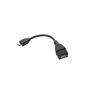 Harrista® connector Micro USB OTG cable - right - for tablets and Android phones: Google NEXUS 7 October, Samsung Galaxy S4 S3 S2, HTC One The Nokia N810 N900, Toshiba TG01, Archos G9 ETC (Personal Computers)