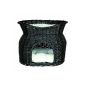 Wicker basket with 2 berths, 54 × 43 × 37 cm, Black Dog (Miscellaneous)
