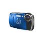 Fujifilm FinePix XP30 outdoor digital camera (14 megapixels, 5x opt. Zoom, 6.9 cm (2.7 inch) display, image stabilization, GPS, up to 5m waterproof) blue (Electronics)