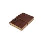 Bocideal New 160 page Retro Classic Vintage Leather Diary Notebook coffee (Office supplies & stationery)