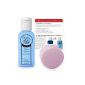Strong color bodypainting colors - skin-friendly body color, professional quality (suitable for airbrush) Set: 100 ml Light Blue + make-up sponge (Misc.)