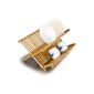 Relax Days 10014073 Dish drainer bamboo floors 2 foldable (household goods)
