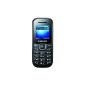 Samsung GT-E1200i Mobile Phone 128MB Black (Electronics)