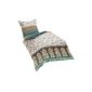 Fleuresse 133 242 8 Color Soft fine Beaver bed-linen, 240 cm x 220 cm, petrol (household goods)