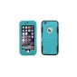 Alienwork Case for iPhone 6 More suitable for the imprint Digital Case Cover Cases Water resistant plastic turquoise AP6P11-03 Support (Electronics)