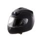 protectWEAR - matt black motorcycle helmet H-510-ES - S (Automotive)