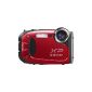 Fujifilm FinePix XP60 digital camera (16.4 megapixels, 5x opt. Zoom, Full HD, 6.9 cm (2.7 inch) LCD CMOS sensor, HDMI, image stabilization, USB 2.0) Red (Electronics)