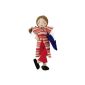 Kaethe Kruse 65554 - Flexible Doll Mama brown with pocket (toy)