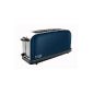 Russell Hobbs 21394-56 Colours Royal Blue long slot toaster, 6 adjustable browning levels, bun warmer (household goods)