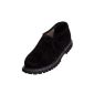 Tracht shoe brogue shoe in cowhide suede black with side Gr.41-46 (Shoes)