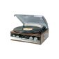 I'm really very happy with the Soundmaster PL 186 nostalgia ¿turntable with radio